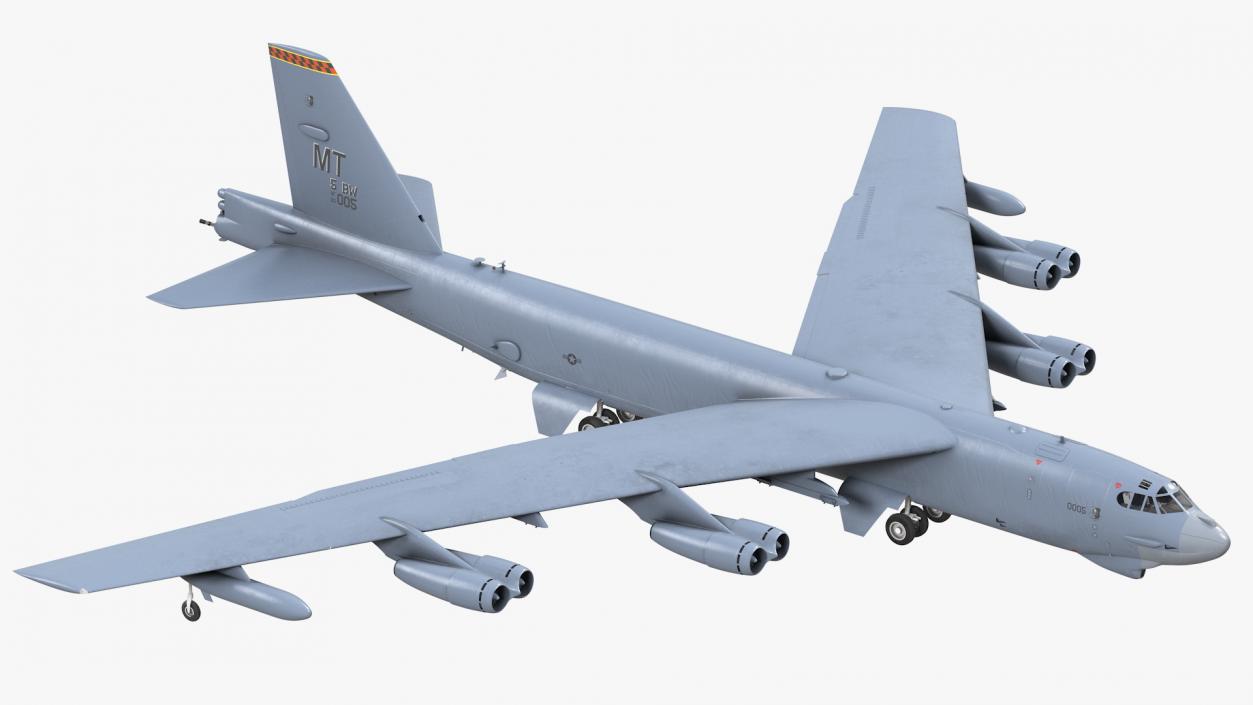 Boeing B52 Stratofortress Strategic Bomber 3D