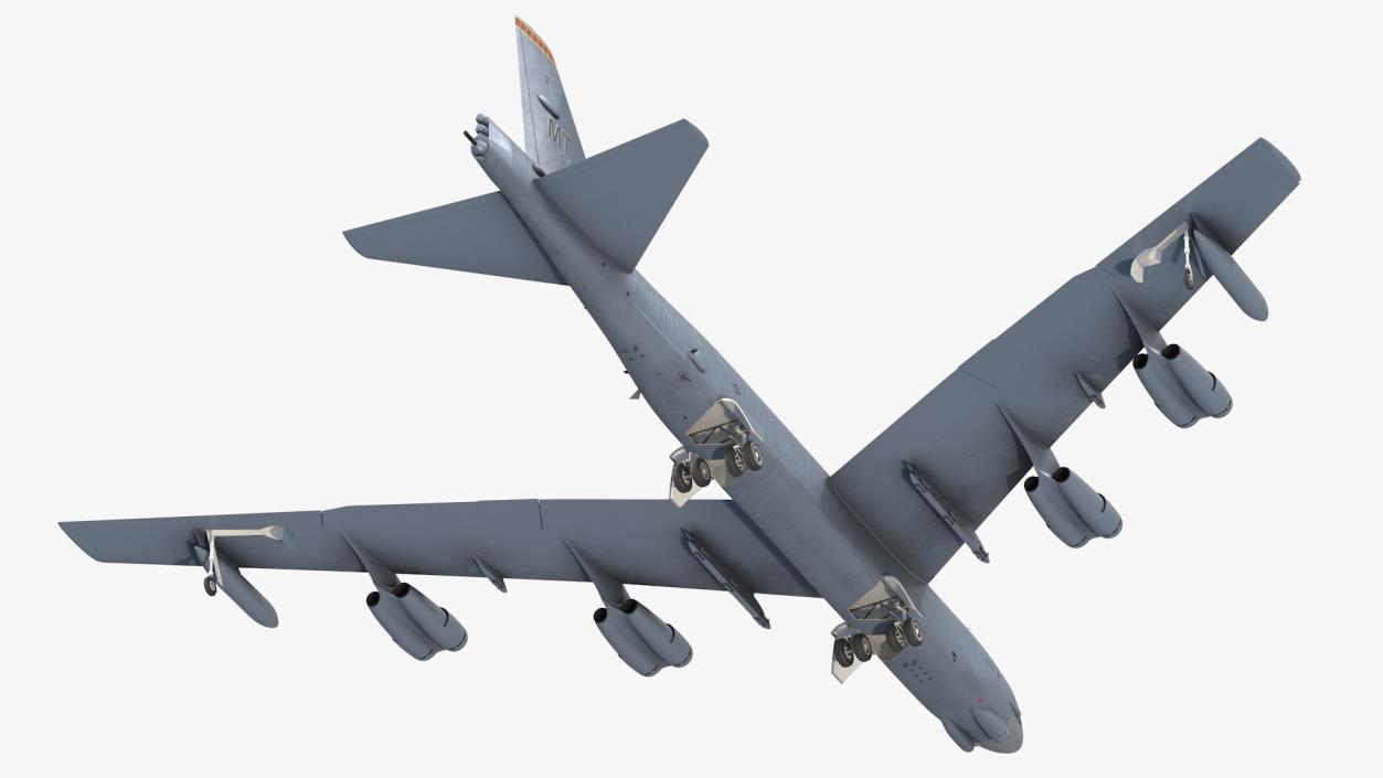 Boeing B52 Stratofortress Strategic Bomber 3D