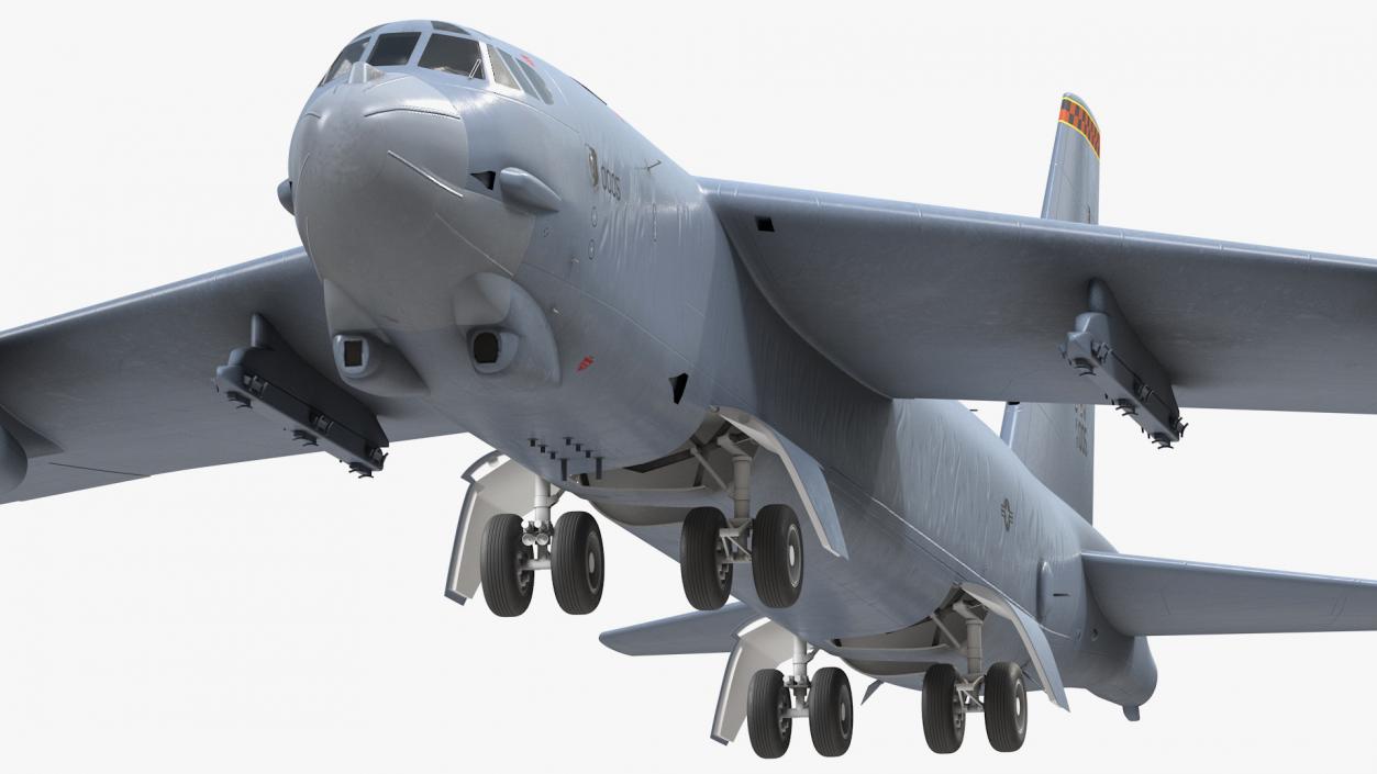 Boeing B52 Stratofortress Strategic Bomber 3D