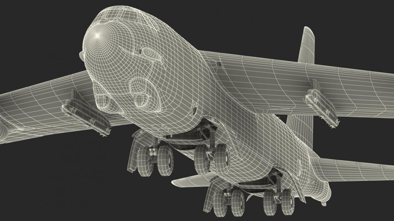 Boeing B52 Stratofortress Strategic Bomber 3D