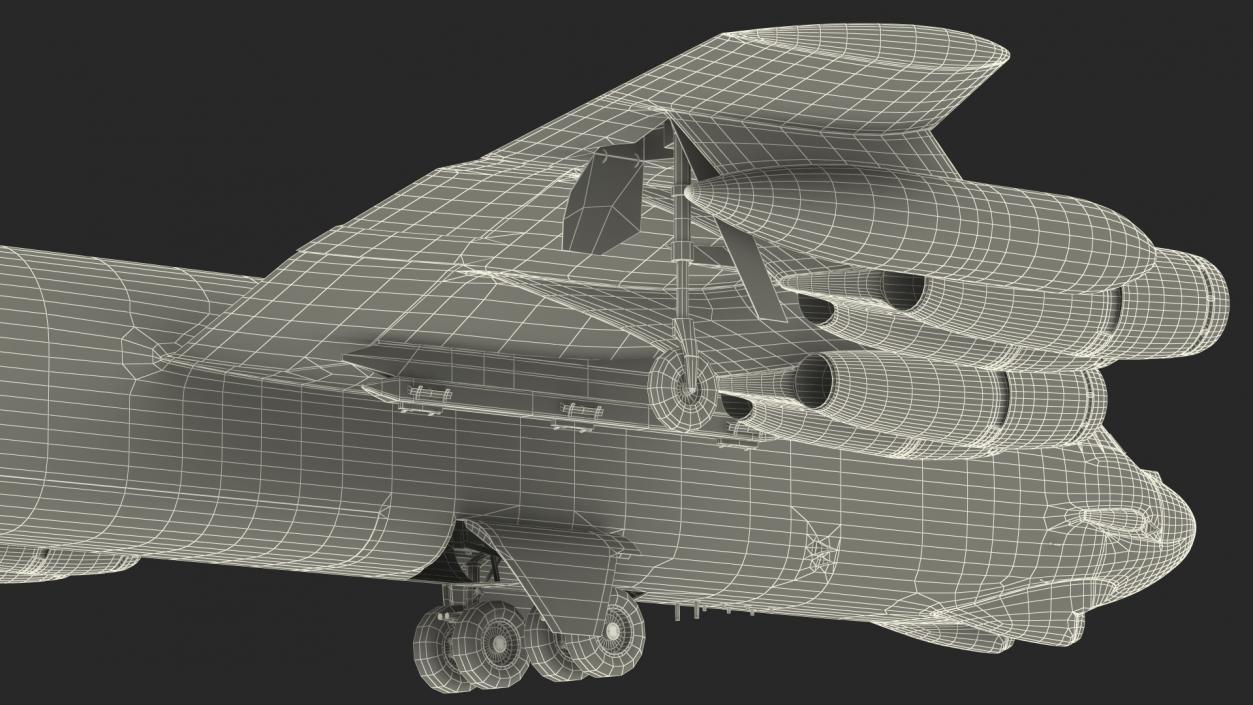 Boeing B52 Stratofortress Strategic Bomber 3D