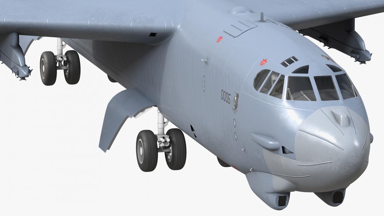 Boeing B52 Stratofortress Strategic Bomber 3D