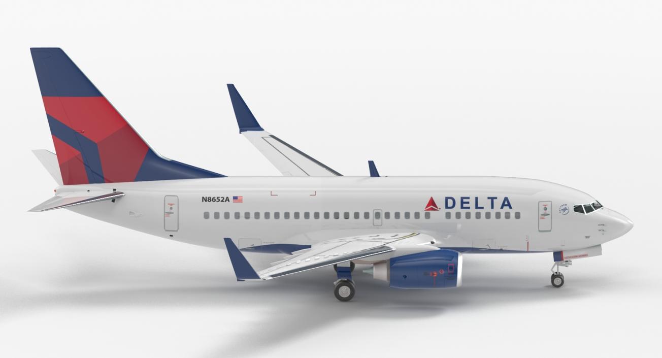 3D Boeing 737 Rigged Collection model