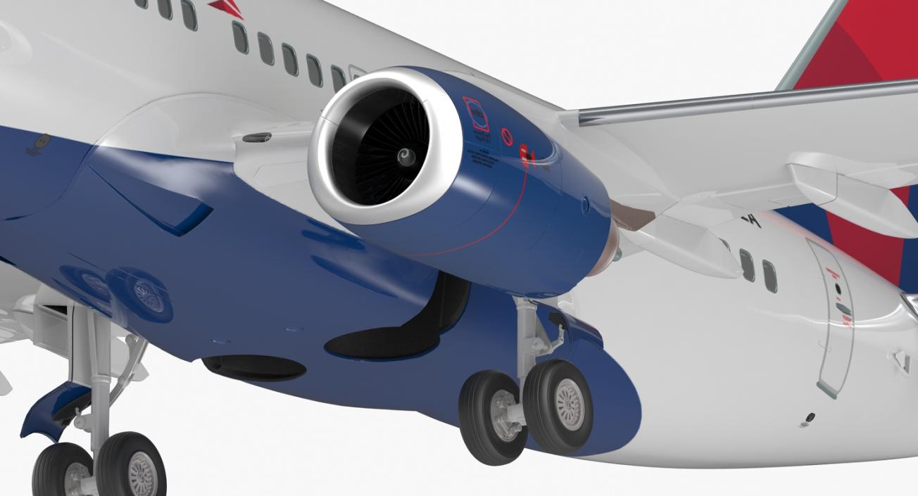 3D Boeing 737 Rigged Collection model