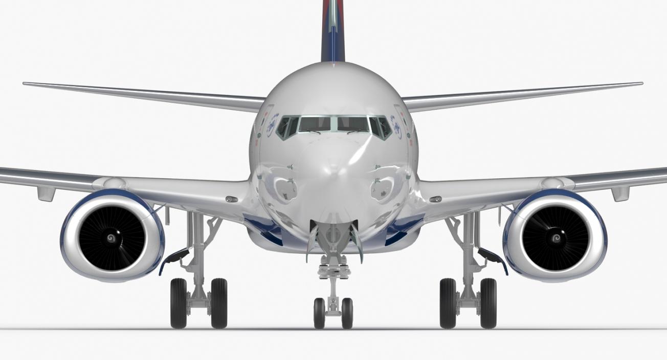 3D Boeing 737 Rigged Collection model