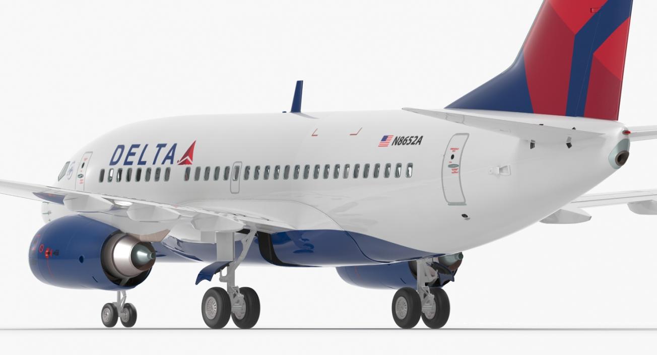 3D Boeing 737 Rigged Collection model