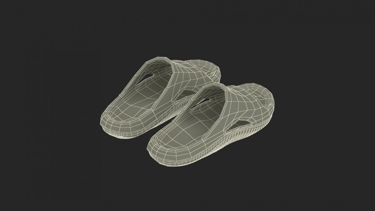 3D Crocs Mellow Slide Beige 2