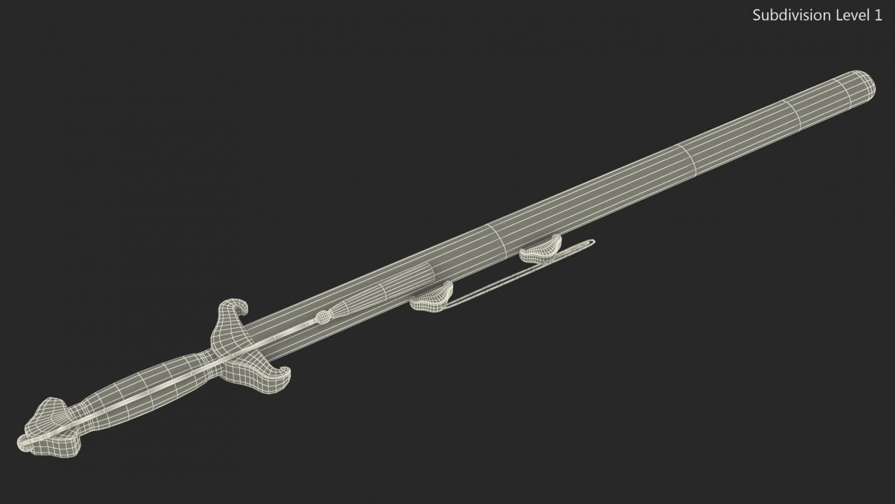 3D model Chinese Traditional Sword