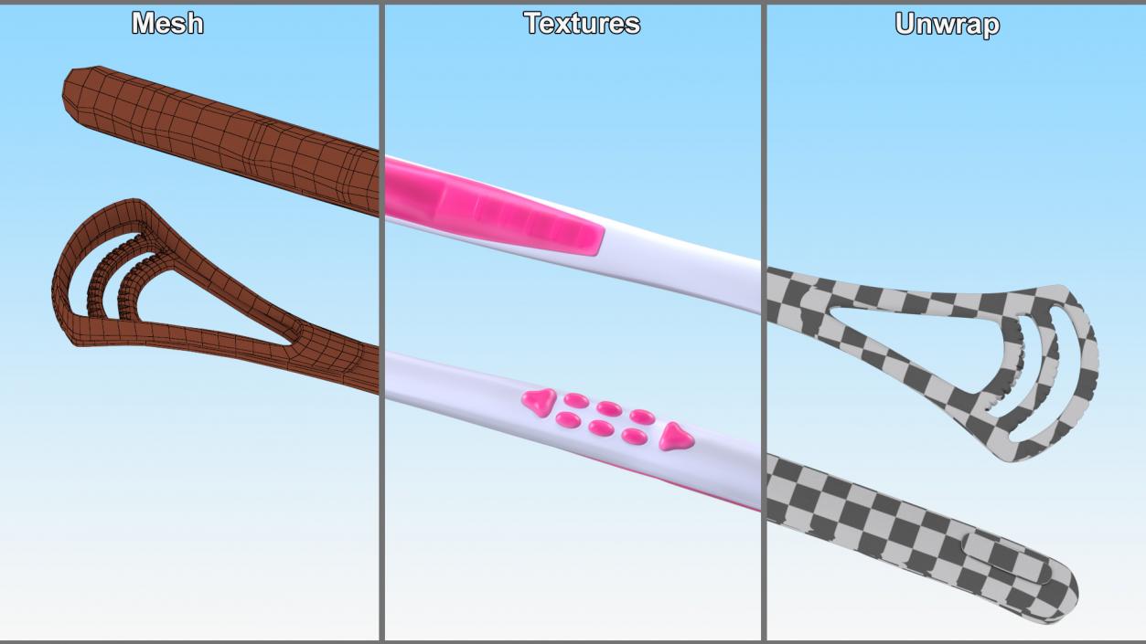 Dental Cleaning Tools Collection 3D