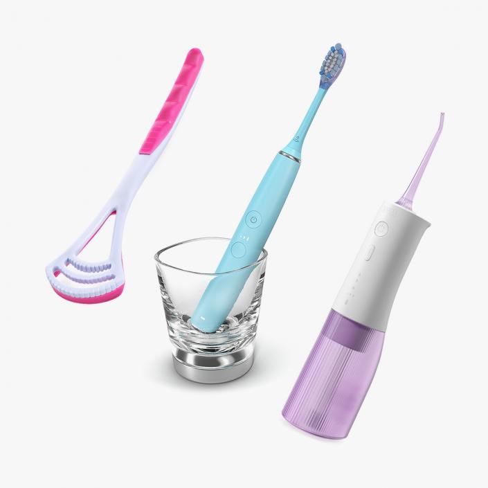 Dental Cleaning Tools Collection 3D