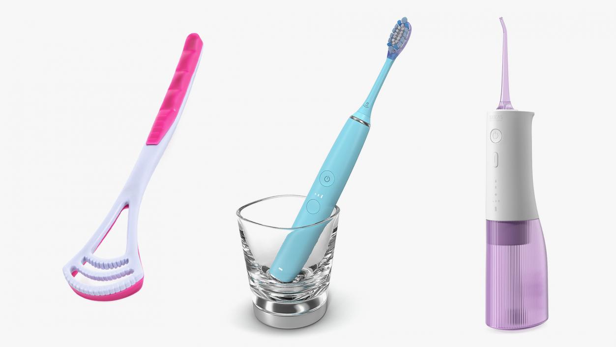 Dental Cleaning Tools Collection 3D