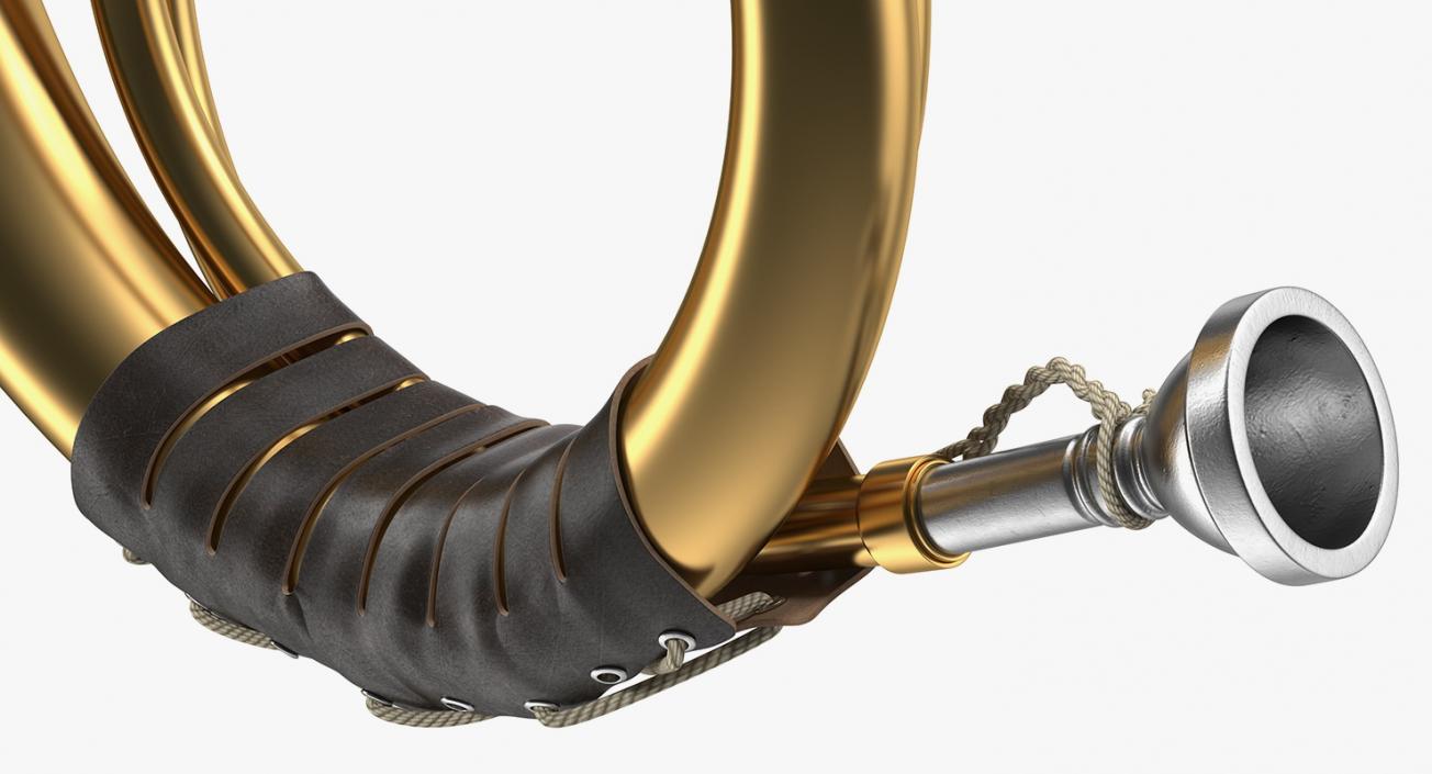 Golden Hunting Horn 3D model