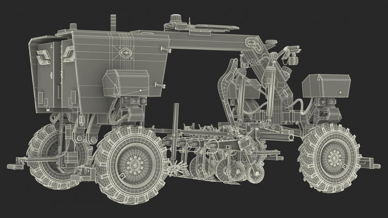 Autonomous Agricultural Robot 3D model