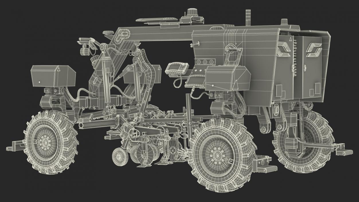 Autonomous Agricultural Robot 3D model