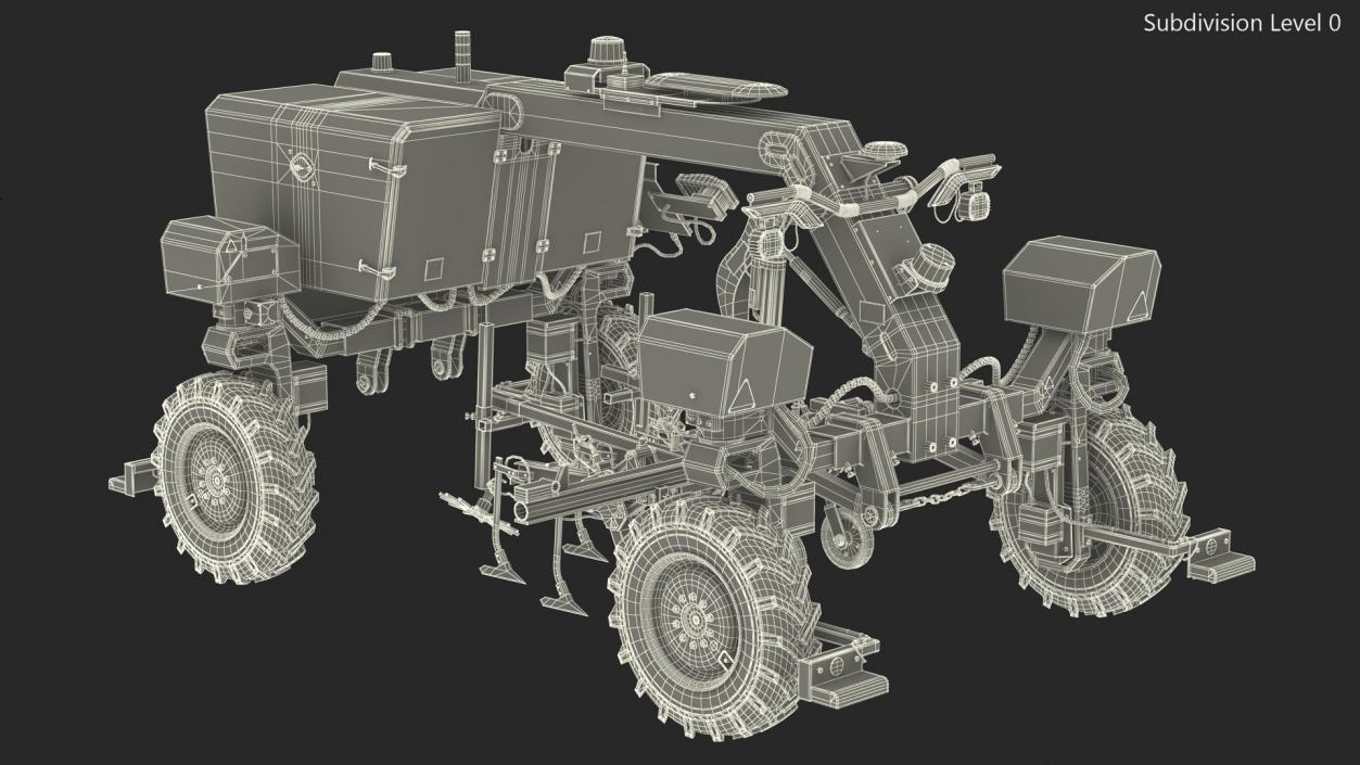 Autonomous Agricultural Robot 3D model