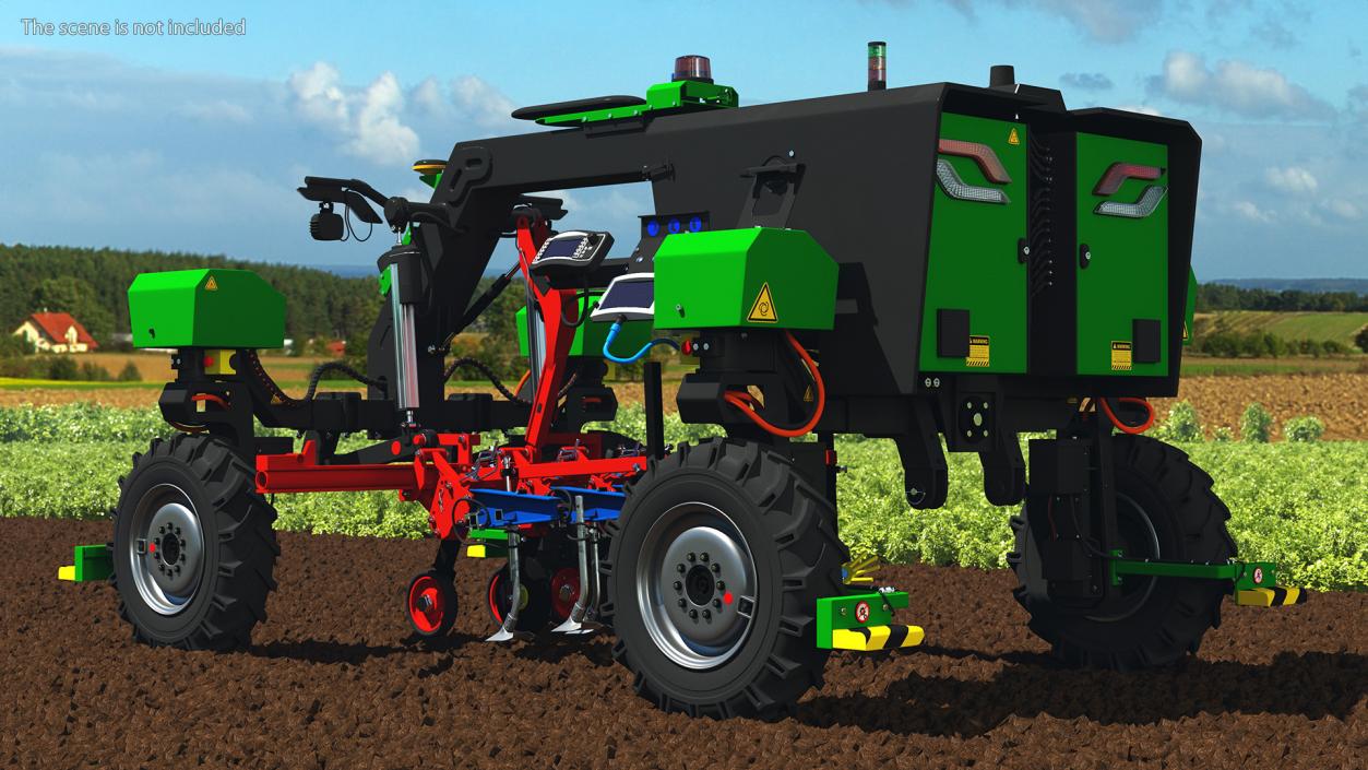 Autonomous Agricultural Robot 3D model