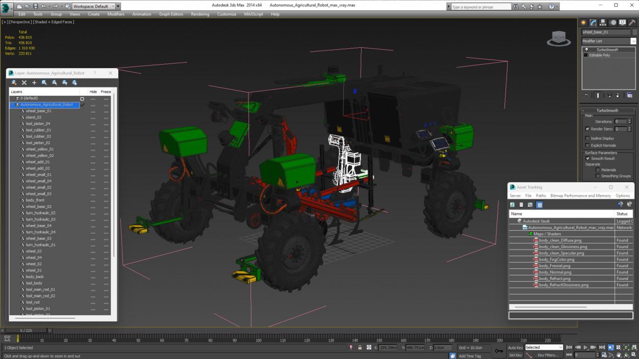 Autonomous Agricultural Robot 3D model