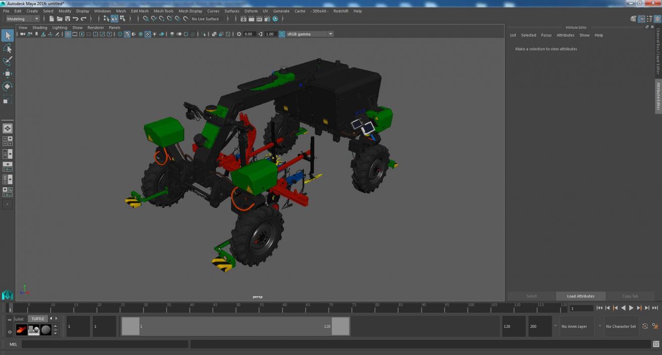 Autonomous Agricultural Robot 3D model