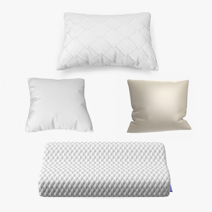 Sleeping Pillows Collection 3 3D model