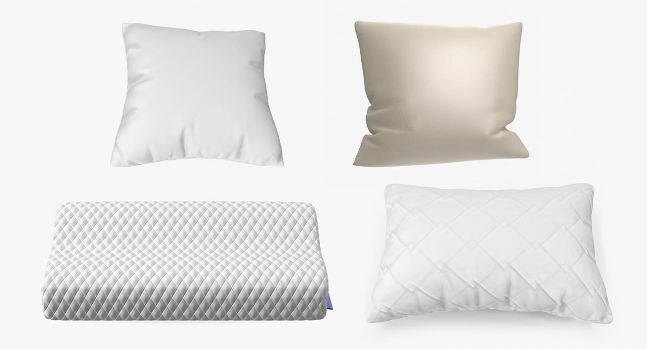 Sleeping Pillows Collection 3 3D model