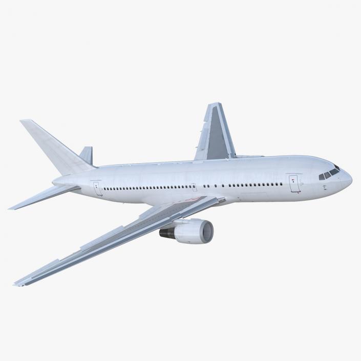 Boeing 767-200 Generic Rigged 3D model