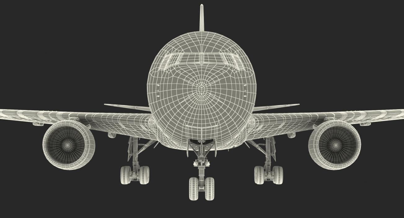 Boeing 767-200 Generic Rigged 3D model