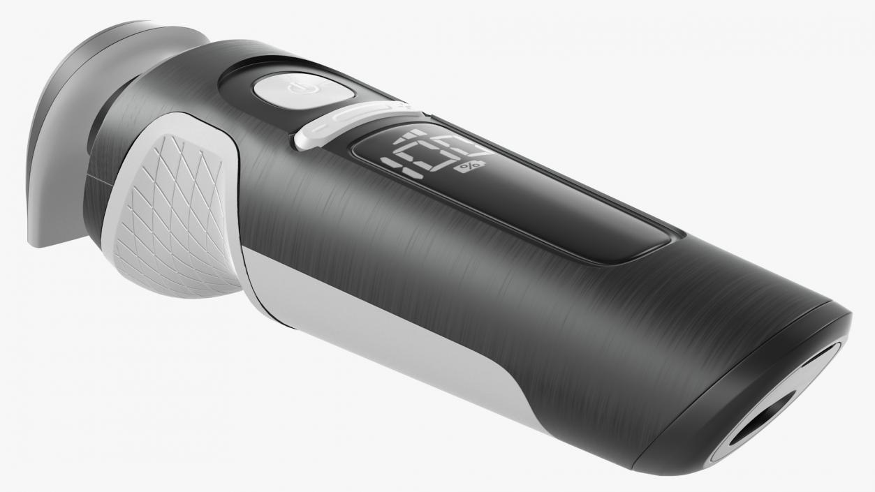 Electric Shaver with Trimmer Attachment 3D model