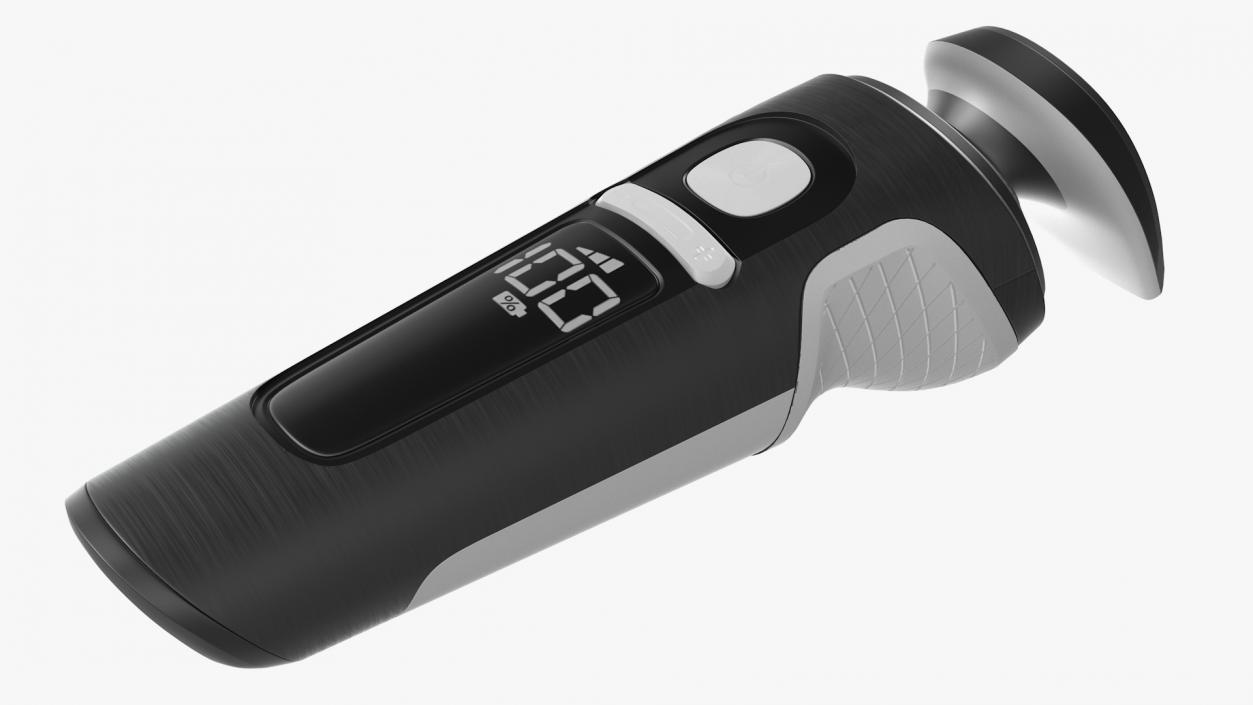 Electric Shaver with Trimmer Attachment 3D model