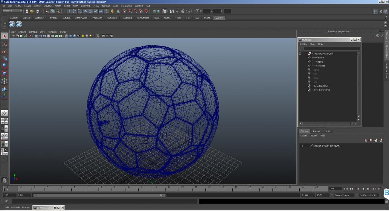 Dirty Soccer Ball 3D