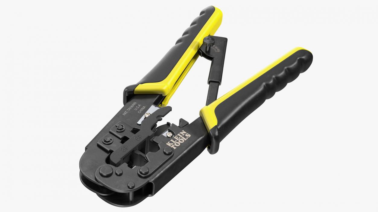 Klein Tools VDV226 011 SEN Modular Crimper Rigged 3D model