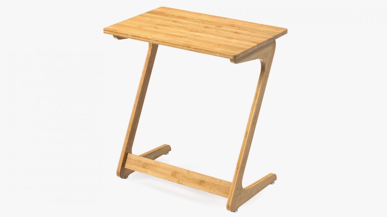 Wooden Laptop Table 3D model