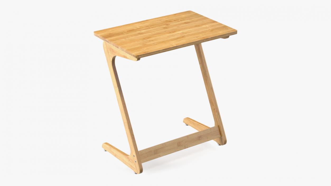 Wooden Laptop Table 3D model