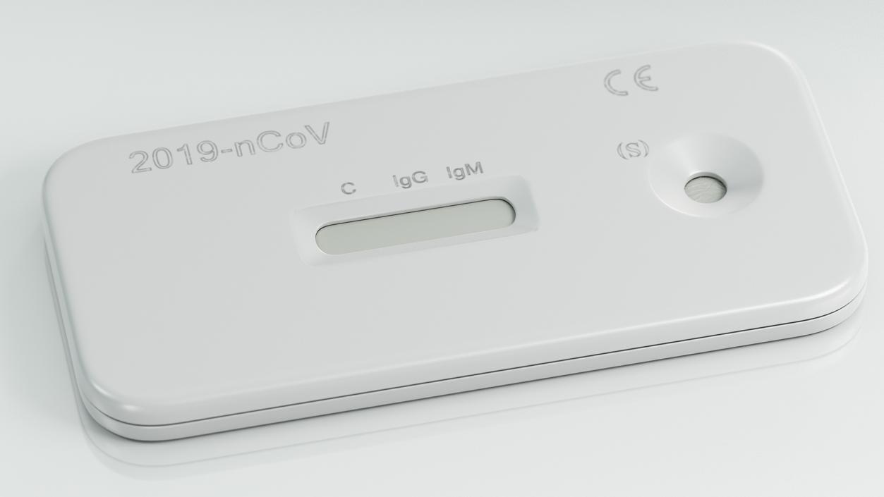 3D New Rapid Diagnostic Covid 19 Test Kit model