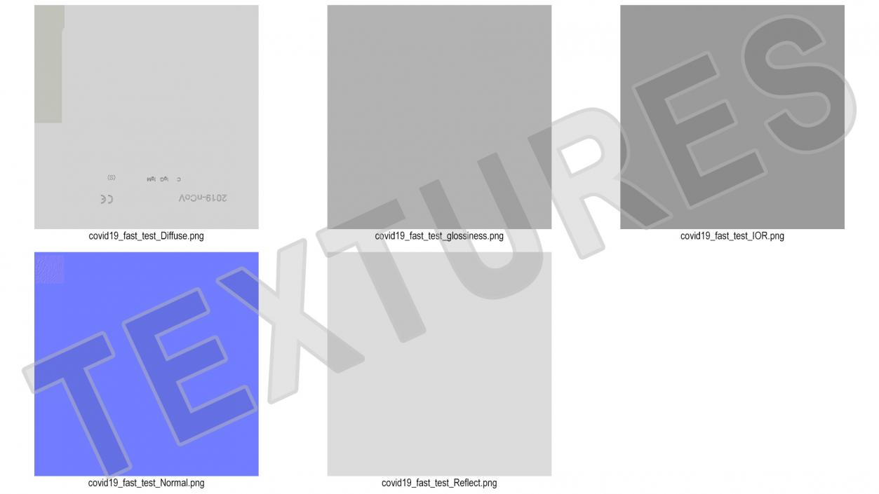 3D New Rapid Diagnostic Covid 19 Test Kit model