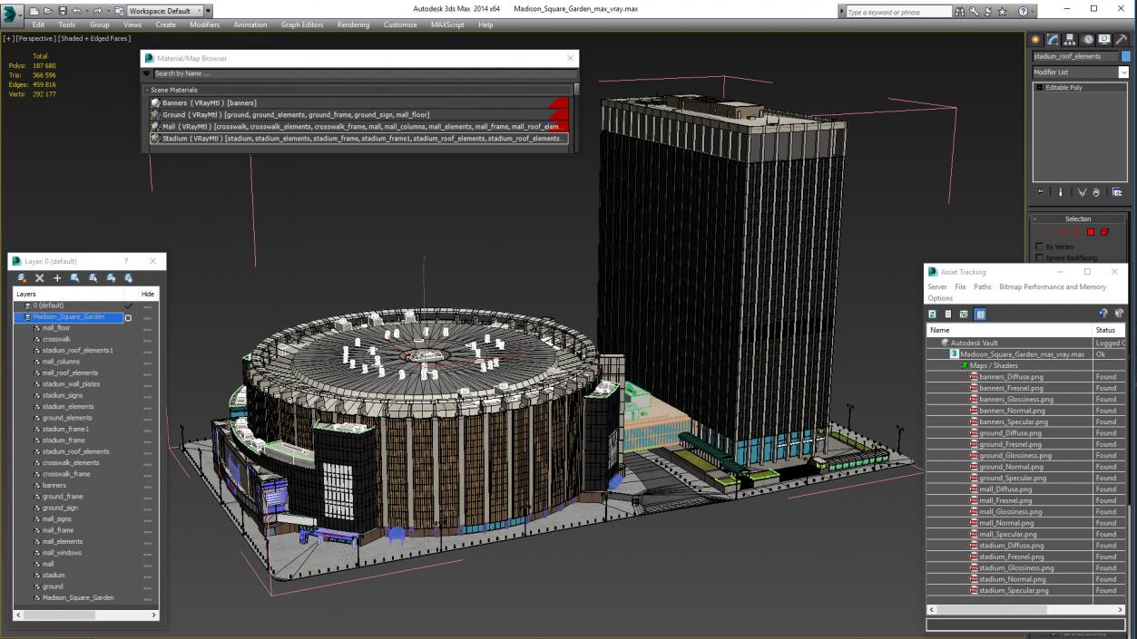 3D Madison Square Garden