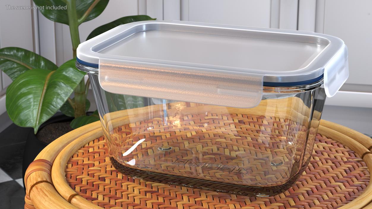 Glass Food Storage Containers Collection 2 3D