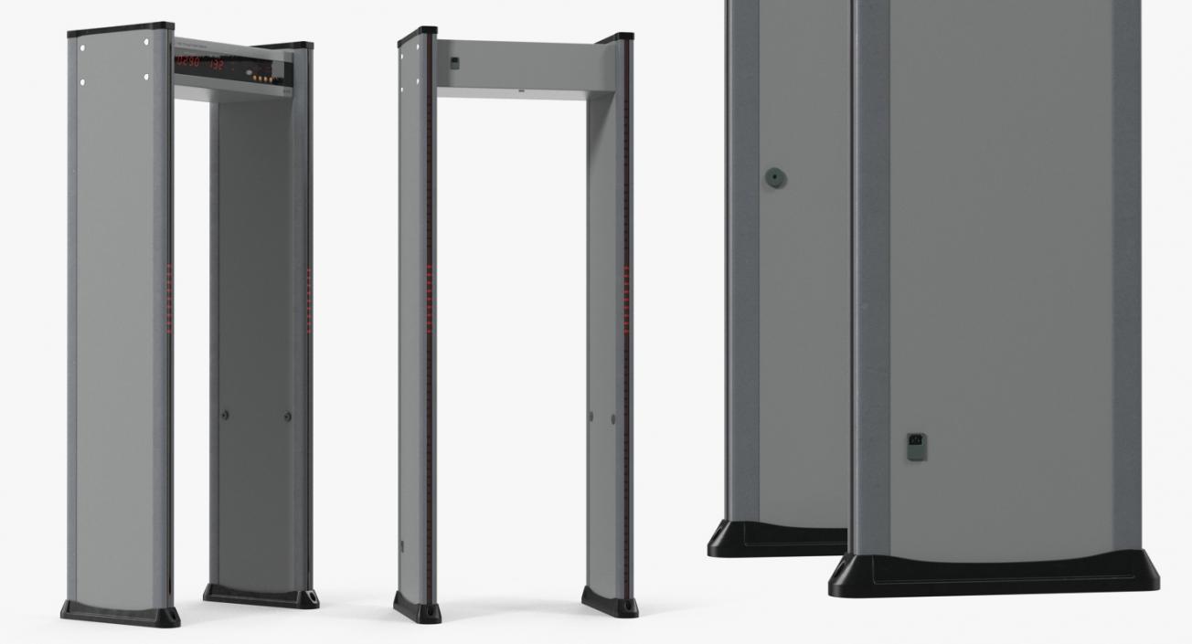 3D Full Body Airport Security Scanners Collection