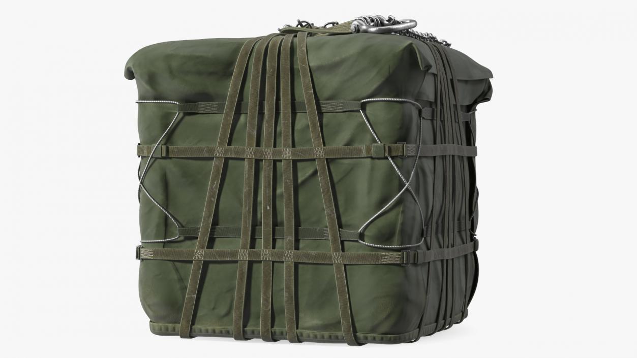 Military Cargo Lifting Net Bag Standing 3D model