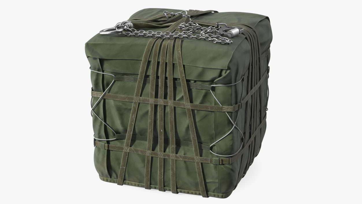 Military Cargo Lifting Net Bag Standing 3D model