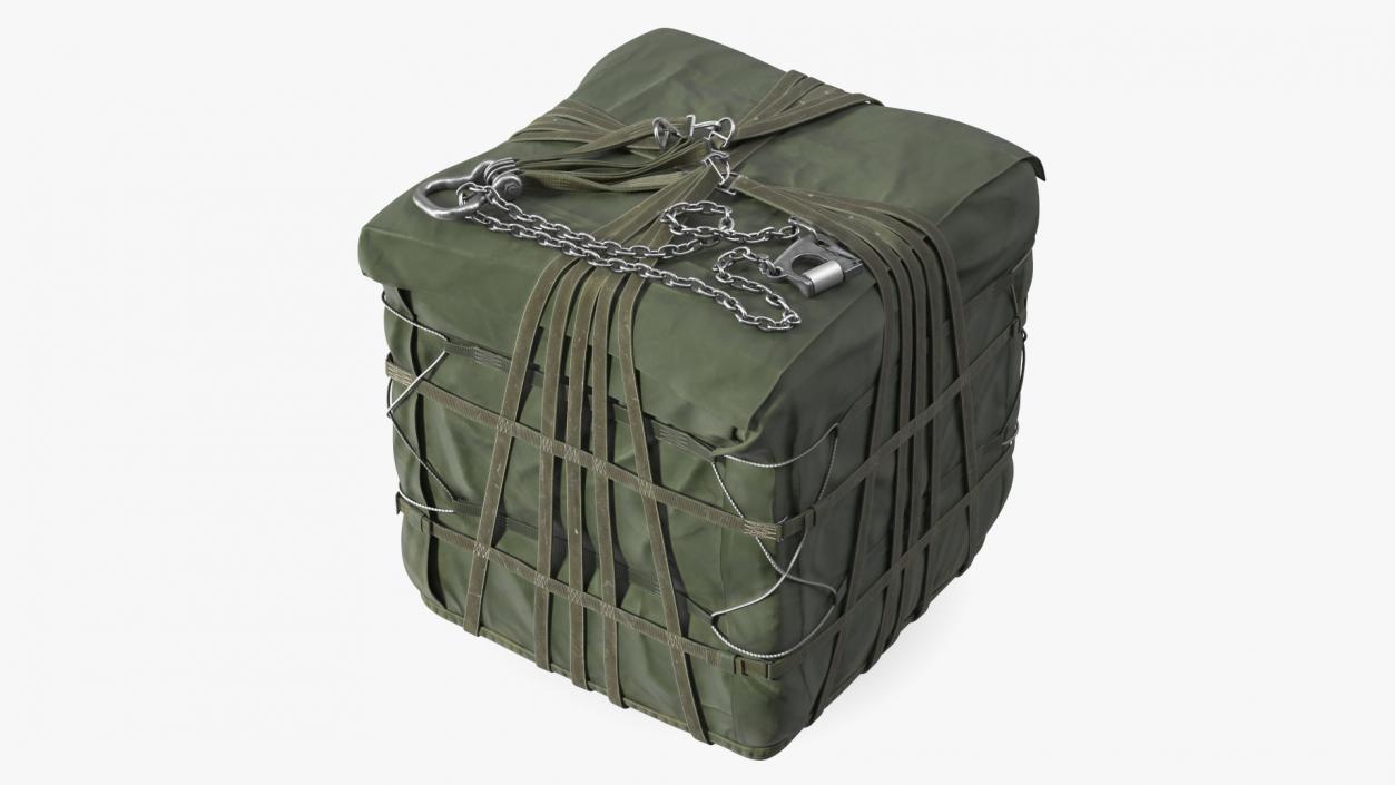 Military Cargo Lifting Net Bag Standing 3D model