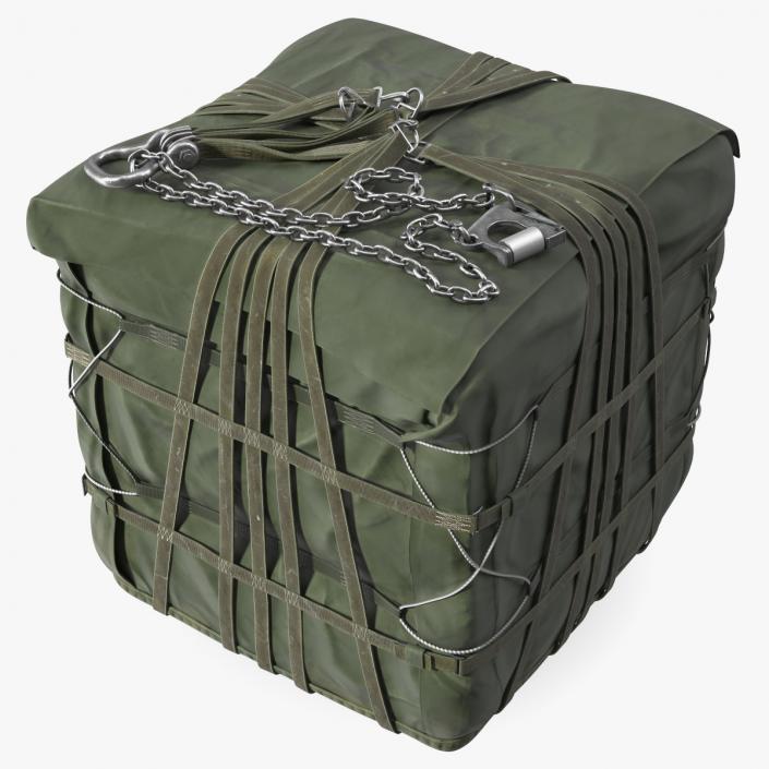 Military Cargo Lifting Net Bag Standing 3D model