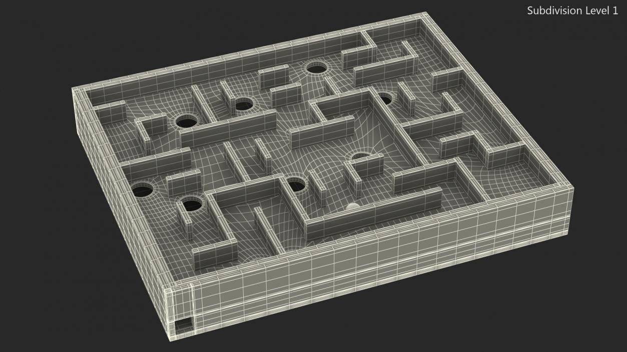 Board Game Marble Labyrinth from Cardboard 3D