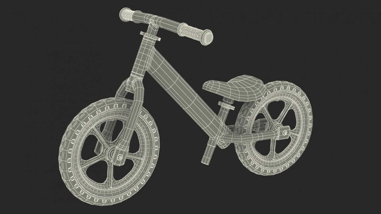 Cruzee Ultralite Balance Bike 3D model