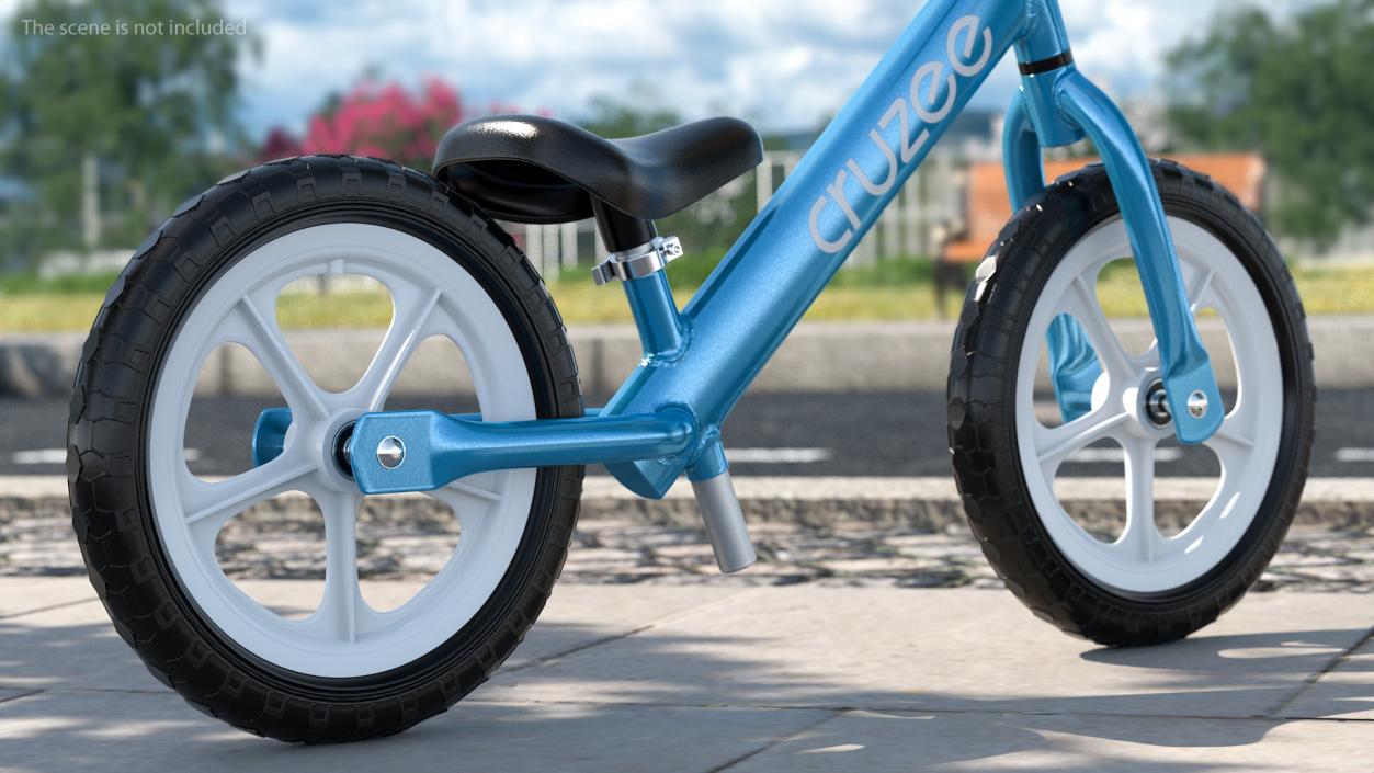 Cruzee Ultralite Balance Bike 3D model