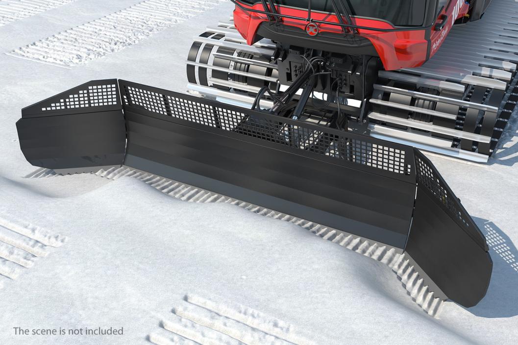 3D Snowcat PISTENBULLY 100 Clean Rigged