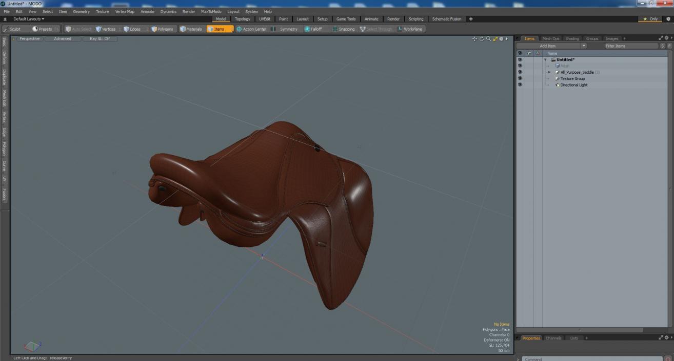 3D All Purpose Saddle model