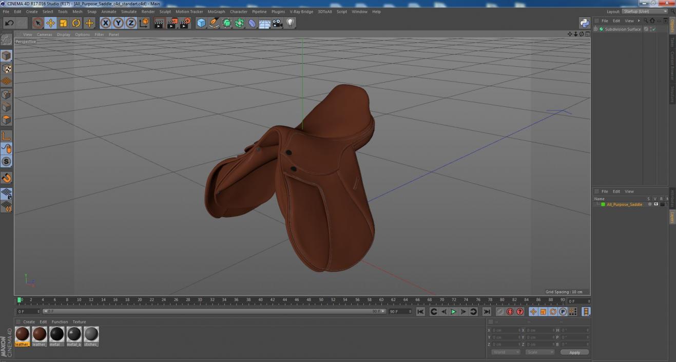 3D All Purpose Saddle model