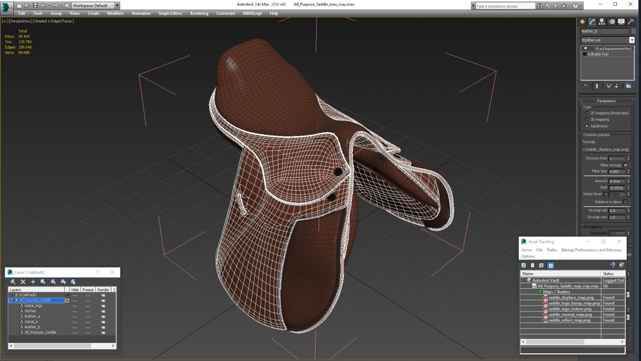 3D All Purpose Saddle model