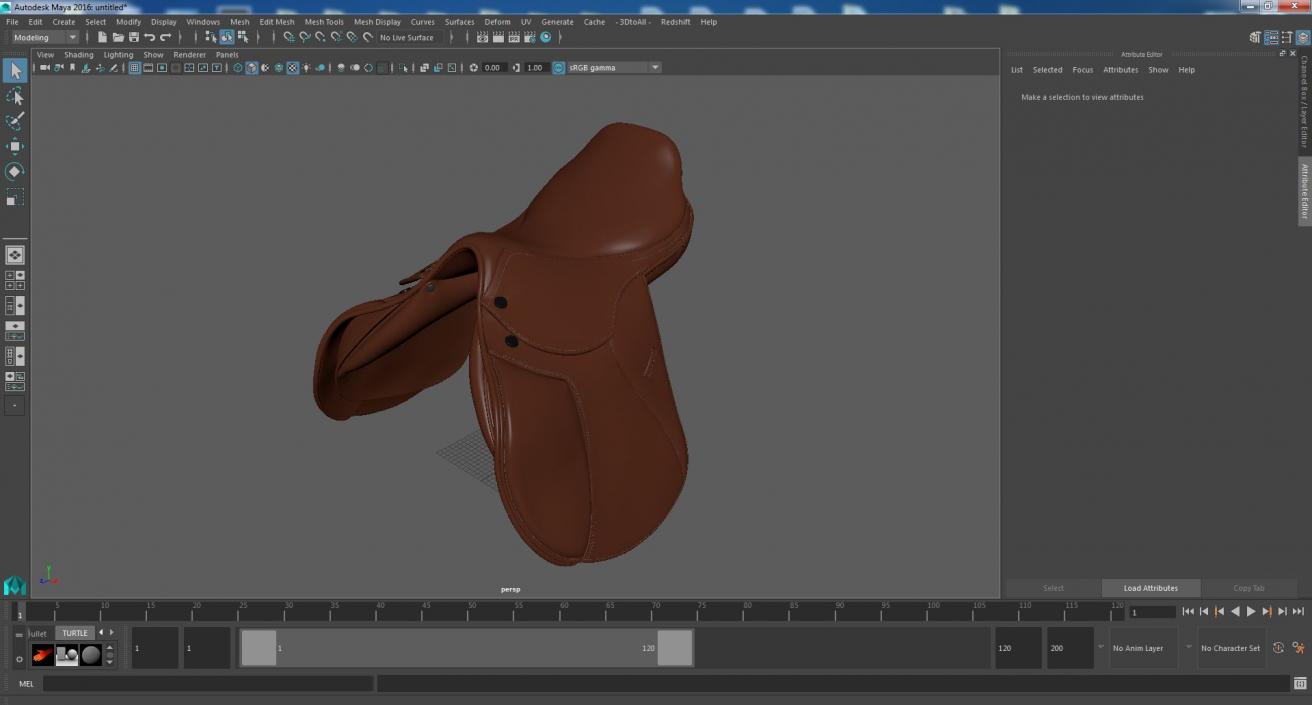 3D All Purpose Saddle model