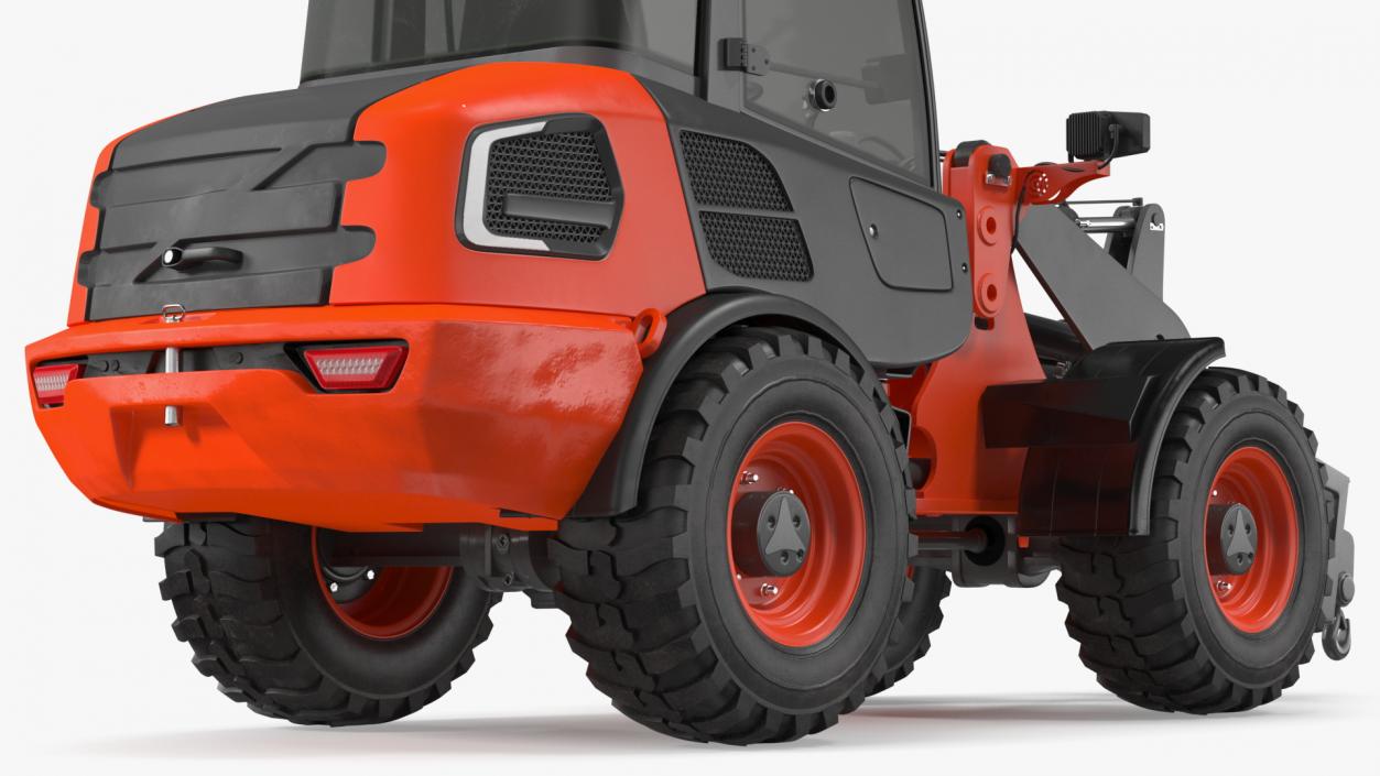 Electric Loader with Material Handling Arm 3D